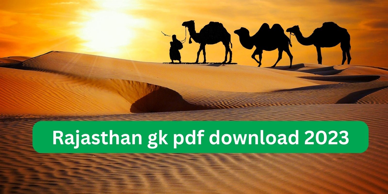 Rajasthan gk pdf download 2023