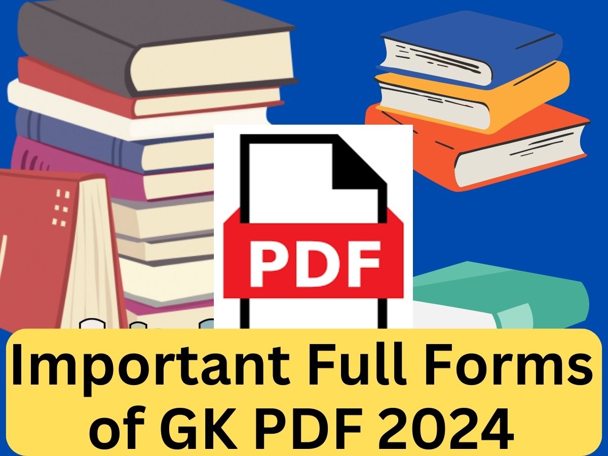 Important Full Forms of GK PDF